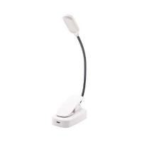 ราคา LUZINO โคมไฟอ่านหนังสือแบบหนีบ Rechargeable LED Daylight สีขาว (YB01443)