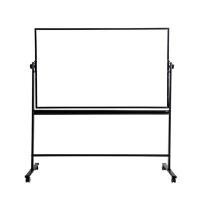 ราคา DELI กระดานไวท์บอร์ดขาตั้ง 2 หน้า สีดำ ขนาด 90x150 ซม. พร้อมของขวัญ ฟรีปากกา 2 ด้าม + ยางลบ (YB95083)