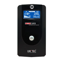 ราคา UNITEC เครื่องสำรองไฟฟ้า รุ่น MEGA 1000VA/550W (YC06975)