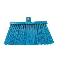 ราคา SUN ไม้กวาดพลาสติกด้ามเหล็ก รุ่น BR10-2 สีฟ้า ขนาด 120 ซม. (YC91301)