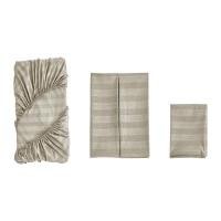 ราคา KASSA HOME ชุดผ้าปูที่นอน รุ่น EMB-3.5BE สีเบจ ขนาด 3.5 ฟุต (ชุด 3 ชิ้น) (YD07043)