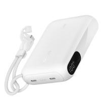 ราคา Belkin แบตสํารอง 10,000 mAh Power Bank 3C รุ่น BPB027 Belkin ขาว กล่อง (YD11416)