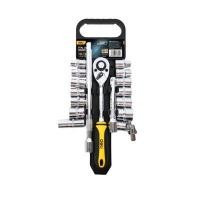 ราคา Deli ชุดบล็อก SOCKET SET 1/4" 27 ชิ้น EDL0027T (YD12110)