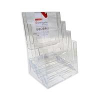 ราคา ECHO กล่องใส่โบรชัวร์ 4 ชั้น ขนาด 23.4x17x33.8 ซม. A4 สีใส (2002646)