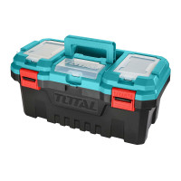 ราคา TOTAL กล่องเครื่องมือช่าง พลาสติก Platic Tool Box พร้อมถาด ขนาด 17 นิ้ว รุ่น TPBX0171 (YA27044)