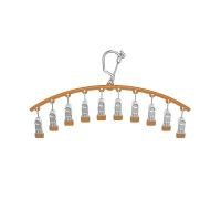 ราคา CASSA-CB0180- ไม้แขวนหนีบผ้าพร้อมตะขอล๊อค (สีส้ม) (YA32419)