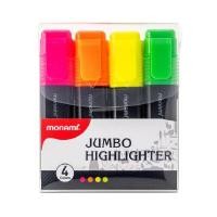 ราคา ปากกาเน้นข้อความ Monami Jumbo X2049049990 คละสี(แพ็ค4) (1011447)