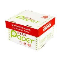 ราคา กระดาษต่อเนื่อง ไม่มีเส้น 9.5x11" 1 ชั้น T.K.S. (5040440)
