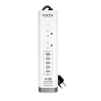 ราคา DATA รางปลั๊กไฟ มอก. 2 ช่อง 1 สวิตช์ 5 USB 16A รุ่น LV259U สีเทา สายไฟยาว 5 เมตร (8091133)