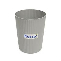 ราคา ถังขยะกลมพลาสติก 7.8 ลิตร สีเทา Kassa Home 3959 ชิ้น (YD05877)