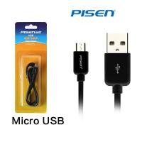 ราคา PISEN Micro USB สายชาร์จ &amp; ส่งข้อมูล Data Transmit and Charging Cable 800 mm อุปกรณ์สำหรับรีชาร์จและซิงค์เพื่อโอนถ่ายข้อมูลแบบ 2-in-1 USB 2.0 พอร์ตมาตรฐานใช้งานได้กับทุกกรุ่น (For Smart Device) - 