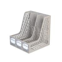 ราคา ELEPHANT กล่องเอกสารพลาสติก 3 ช่อง สีเทา-ดำ (6094546)