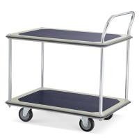 ราคา JUMBO รถเข็นพื้นเหล็ก 2 ชั้น มือจับข้างเดียว HB-220SN 370 กก. (Y010338)