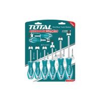 ราคา Total ไขควงด้ามยาง 8 ตัวชุด ขนาด 3นิ้ว(75mm)-6นิ้ว(150m (Y052134)