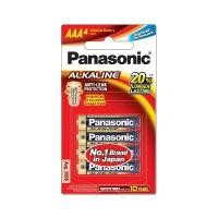 ราคา ถ่านอัลคาไลน์ AAA PANASONIC รุ่น LRO3T/4B (แพ็ค 4 ก้อน (Y040463)