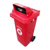 ราคา ถังขยะใหญ่ฝาช่องทิ้ง GIANT KINGKONG รุ่น LXD-240CG RED ความจุ 240 ลิตร สีแดง (Y085219)