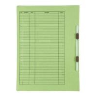 ราคา แฟ้มเจาะสันพับ F/C ลิ้นพลาสติก เขียว ใบโพธิ์ 403 (6110154)