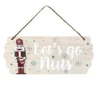 ราคา KASSA HOME ป้ายไม้แขวนตกแต่งผนัง XMas23 Solider Nutcracker รุ่น PED-213669 (YA24097)