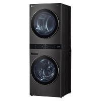 ราคา LG Wash Tower เครื่องซักผ้า/อบผ้า ฝาหน้า (21/16 กก.) รุ่น WT2116SHBB.ABLPETH (YB45032)