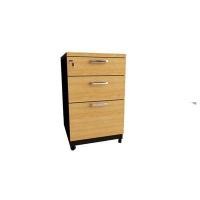 ราคา ONE ตู้ลิ้นชักแขวนแฟ้ม รุ่น MFB42-B สีบีช-ดำ (A012915)