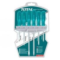 ราคา TOTAL ชุดไขควง 6 ตัวชุด (ปากแบน + ปากแฉก) พร้อมแผงแขวนผนัง รุ่น THTDC250601 (YA25692)