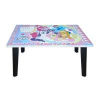 ราคา NOBURU โต๊ะพับญี่ปุ่น ลาย LITTLE PONY สีชมพู ขนาด 60x40x29 ซม. (YD08016)