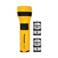 ราคา PANASONIC ไฟฉาย LED รุ่น BF-BG31KTT-Y สีเหลือง พร้อมถ่าน D 2 ก้อน (YD08185)