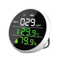 ราคา MEEGOO เครื่องวัดค่าฝุ่นพร้อมอุณหภูมิและความชื้น รุ่น DM1305E สีขาว ชิ้น (YD13108)