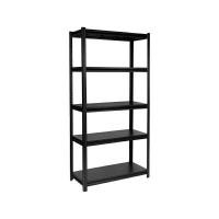 ราคา KASSA HOME ชั้นวางของอเนกประสงค์พื้นเหล็ก 5 ชั้น สีดำ ขนาด 90x40x183 ซม. (YB02040)