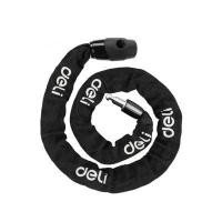 ราคา DELI สายล็อคจักรยาน แบบกุญแจ รุ่น DL508021 ยาว 1 เมตร (YD15591)