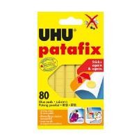 ราคา UHU กาวดินน้ำมัน PATAFIX สีเหลือง ขนาด 60 กรัม (80 ชิ้น/แพ็ค) (3070020)