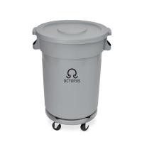 ราคา ถังขยะใหญ่พร้อมฐานล้อ ฝาเรียบ Octopus MWB-12 120 ลิตร (Y018088)