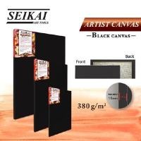 ราคา SEIKAI ผ้าใบคอตตอน100% สีดำ 30x30cm SE-BK3030 30x30x1.5cm. 40ผืน (Y081700)