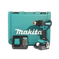 ราคา MAKITA สว่านกระแทกไร้สาย 18 โวลต์ รุ่น DHP485F003 ขนาด 13 มม. แรงบิดสูงสุด 50 นิวตันเมตร รวมแบตเตอรี่-แท่นชาร์จ (YC94373)