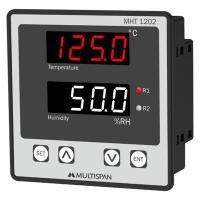 ราคา MULTISPAN TEMPERATURE HUMIDITY CONTROLLER รุ่น MHT-1202-M1 ขนาด 96x96x54 มม. รองรับ RS-485 MODBUS (YD08927)