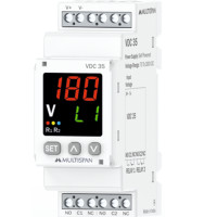 ราคา MULTISPAN DC VOLTAGE RELAY รุ่น VDC-35-00 ติดตั้งราง DIN สำหรับ 18–70V DC (YD08918)