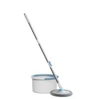 ราคา DELI ไม้ถูพื้นกลมพร้อมถังปั่น รุ่น VS1045 สีฟ้า (YD14584)