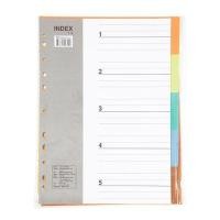 ราคา BENNON อินเด็กซ์พลาสติก A4 5 หยัก รุ่น IX901 (6180380)