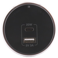 ราคา TOSHINO เต้ารับ Power Track 1C+1USB A PD20W สีดำ รุ่น SK-PD20WBK (8091307)
