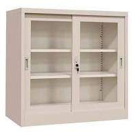 ราคา THAI SUN SPORT ตู้เอกสารบานเลื่อนกระจก รุ่น SH0038 สีเบจ 3ฟุต (YA10580)