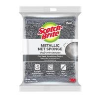 ราคา SCOTCH-BRITE ฟองน้ำตาข่ายหุ้มสแตนเลส รุ่น 333 สีเงิน (0099799)