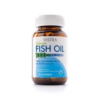 ราคา น้ำมันปลาแซลมอน 1000 มก. ผสมวิตามินอี VISTRA วิสทร้า 45 แคปซูล (YA04922)