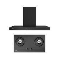 ราคา TEKA LINEA ชุดเตาฝัง พร้อมเครื่องดูดควัน รุ่น GQ 73 2G AI AL + LDH 90 TC BK สีดำ (YC05196)