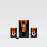 ราคา MUSIC D.J. ลำโพงบลทูธ รุ่น M-X3A Orange (YD03801)