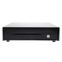 ราคา MAKEN ลิ้นชักเก็บเงิน Cash Drawer รุ่น EK-350 4 ช่องแบงค์ 8 ช่องเหรียญ สี Black (YD08307)