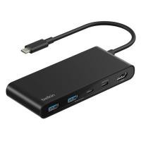 ราคา BELKIN มัลติฮับ 7-in-1 พอร์ต HDMI 4K@60Hz รุ่น AVC023 กล่อง (YD17003)