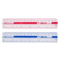 ราคา HORSE ไม้บรรทัดพลาสติก รุ่น H-06 ขนาด 6 นิ้ว (1003946)