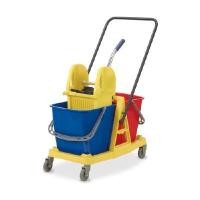 ราคา OCTOPUS Double Buckets Mop Wringer MW2-52P 60 litre. (Y042804)