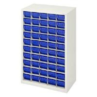 ราคา CB0510N ตู้ใส่กล่องอะไหล่แบบแบ่งช่องได้ - ตู้สีครีม กล่องสีน้ำเงิน (Y079495)