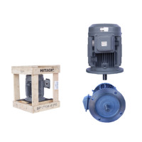 ราคา มอเตอร์ ฮิตาชิ HITACHI 5.0HP(3.70kw) 4Pole 3เฟส(220/380V) รุ่น VTFO-K หน้าจาน 412091TT02 HIM39 (YA05961)